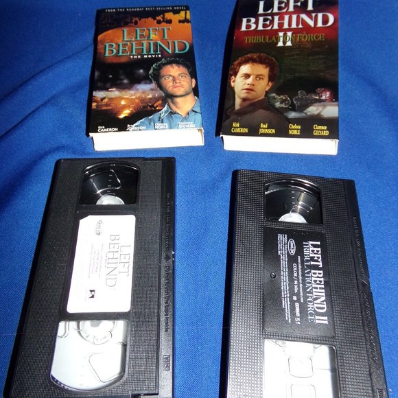 Vintage Left Behind I & II VHS Video Tape Movie Set - Picture 5 of 6